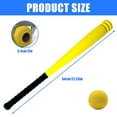 thumbnail image 4 of HLONK Kids Soft Sponge Baseball Bat  Baseball Bar Stick with Baseball  Foam Baseball Bat Children Baseball Bat Rounder Set, 4 of 7