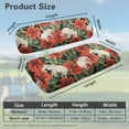 thumbnail image 3 of POLERO Breathable Universal Seat Covers for Ezgo Club Car Seats Golf Cart Red Tropical Hibiscus Flower Print Golf Front and Back Seat Cushion Cover Fit Like a Glove, 3 of 8