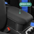 thumbnail image 6 of For 2019-2023 Chevrolet Silverado 1500 2500HD 3500HD RST | LTZ | HIGH COUNTRY FH Group Neoprene Custom Fit Truck Car Seat Covers Front Set Blue, 6 of 7