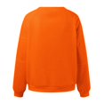 thumbnail image 6 of kamemir Comfort Hoodies for Anxiety Womens Sweatshirt Casual Long Sleeve Crewneck Lightweight Pullover Tops Loose Sweatshirts(Orange,XL), 6 of 6