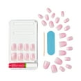 thumbnail image 4 of KISS Gel Fantasy Dreamdust Dreamdust Valentine's Day Press on Nails, Future Love, Pink, Short Oval, 28 Count, 4 of 11