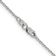 thumbnail image 4 of Auriga 14K White Gold 1.5mm Rolo Chain Necklace 16 inch for Women, 4 of 4