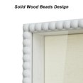 thumbnail image 4 of Shadow Box Frame 13x16  Deep Large Display Case With Beads Door And Glass Window Wood Memory For Pictures Medals Memorabilia Collections White, 4 of 8