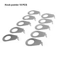 thumbnail image 3 of 10 Pièces de Guitare Électrique Boutons Pointeur Plaques Indicateur de Position Instrument à Cordes Pièce de Rechange pour la Musique de Performance Type 2, 3 of 8
