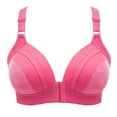 thumbnail image 2 of Swuxness Women's Wireless Plus Size Bras Front Closure Push Up Comfortable Breathable Everyday, 2 of 3