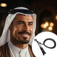 thumbnail image 3 of Diadema masculina de Arabia Saudita de Dubái, diadema de Oriente Medio para hiyab árabe, pañuelo árabe para la cabeza, diadema de Oriente Medio para hiyab árabe, 3 of 5