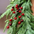 thumbnail image 6 of Artificial Red Berry Stems 5-Pack, 11.8 Inch Burgundy Berry Branches for Christmas Tree Decor, Holiday Wreaths, Wedding Centerpieces and DIY Floral Arrangements, 6 of 6