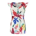 thumbnail image 6 of Gvmfive Women Short Sleeve Maternity T Shirt Floral Print Pregnant Breastfeeding Nursing Tops, 6 of 7