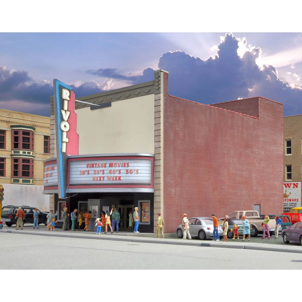 Walthers Cornerstone HO Scale Building/Structure Kit Rivoli Movie