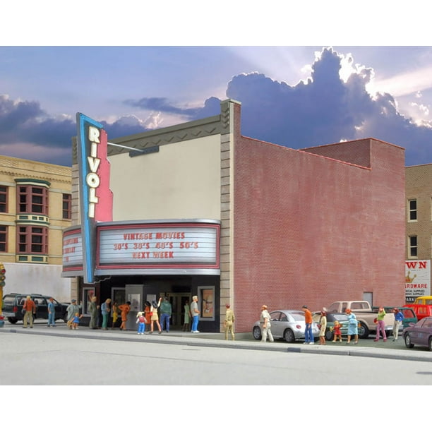 Walthers Cornerstone HO Scale Building/Structure Kit Rivoli Movie