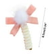 thumbnail image 3 of Lazo para el pelo con cable telefónico y nudo para mujer, cuerda elástica de goma para el pelo, lazo para niña, accesorios para el pelo, anillo elástico, 3 of 4