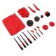 thumbnail image 5 of Kit de herramientas de limpieza de automóviles, 18 piezas, kit de cepillos de limpieza de automóviles, cepillo de limpieza de detalles de automóviles, diseño de última generación, 5 of 9