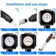 thumbnail image 4 of FOUKUS Electric Heavy Duty Toilet Plunger: Power Plunger Air Plunger, Visible Pressure Control Drain Unclogger Tool, Splash-Free High Pressure Toilet Plunger for Bathroom Sink Pipe Clog Remover, 4 of 6
