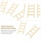 thumbnail image 5 of 4pcs Mini escaleras de madera Mini casa Simulación Mini escaleras decoraciones, 5 of 6