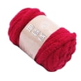 thumbnail image 3 of HOMYL Chunky Yarn Jumbo Tubular Yarn Tube Giant Yarn Handcrocheted Bulky Yarn Arm Knitting Yarn for Throw Pillow Hats Scarf Pet Bed Dark Red, 3 of 8