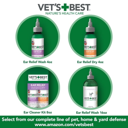 ヴァイシュラ 犬用 VET'S BEST ベッツベスト イヤーリリーフドライ 118ml