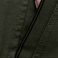 thumbnail image 5 of Fesfesfes Jacket for Men's Solid Long Sleeve Coat Zipper Pocket Stand Collar Hooded Jacket, 5 of 7