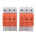 thumbnail image 1 of Protection contre les Surtensions, Fenêtre Visible AC 420V 2Pcs Din Rail Parafoudre Dispositif PC Shell Ignifuge avec des Indicateurs de Vert Rouge pour l'Électronique Domestique Imax: 20ka, Imax: 40ka, Imax: 60ka, 1 of 8