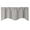 Gray, variant on Bouanq Valance Rod Pocket Window Treatment Blackout Thermal Insulated Solid Short Curtain Topper Valances for Kitchen Living Room Bedroom, 1 Panel