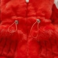 thumbnail image 3 of CPNG Girl Winter Dress Coats Knited Fur Outerwear Coats Snowsuit Clothing Warm Fleece Lined Lightweight Parka Snow Puffer Down Jacket with Hooded, 3 of 7