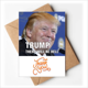 thumbnail image 1 of Ridículo American Trump imagen interesante Nota en blanco del sobre de la tarjeta de agradecimiento, 1 of 4
