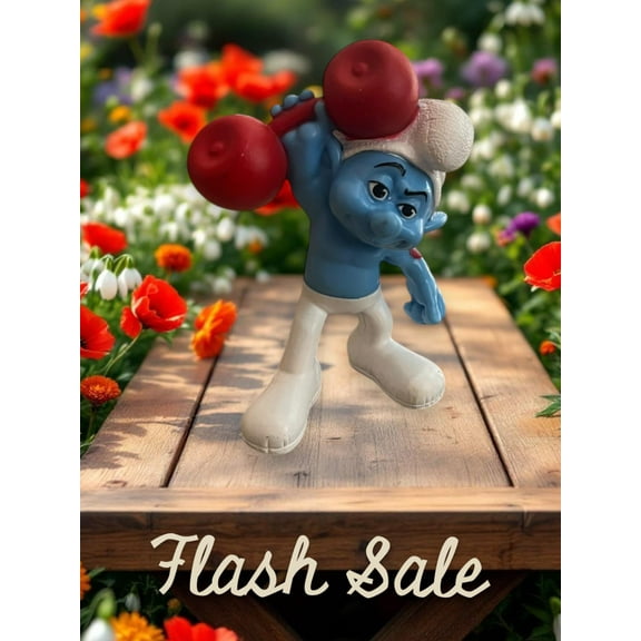 Smurfs Movie 3” Pvc Cake Topper Figure Figurine Rare Gift Collect