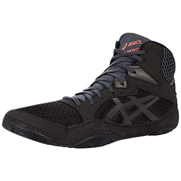 ASIcS Mens Snapdown 3 Wrestling Shoes, 5, Blackgunmetal