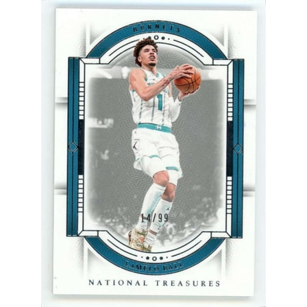 NBA 2023-24 Panini National Treasures Basketball 14/99 Lamelo Ball #96