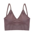 thumbnail image 1 of Bralette de nailon para mujer y niña, tirantes finos, acolchado, cómodo, , camiseta sin mangas Pasta de frijol Yuyangstore Chaleco tipo bralette de algodón para mujer, 1 of 8