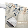 thumbnail image 4 of Swag Valance Curtains for Windows, Orange Blue Starfish Coastal Light Filtering Kitchen Curtains with Rod Pocket, Summer Beach Eucalyptus Rustic Window Treatment Valances, 36x63 - 2 PCS, 4 of 9