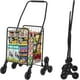 thumbnail image 1 of Carrito plegable para compras con ruedas 360°, capacidad 110 lbs, cesta de 22 gal para supermercado y lavandería, 1 of 7