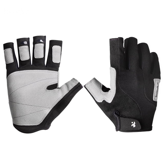 Gants d'Escalade Unisexes Gants de Sport Demi-Doigt Gants d'Escalade pour Extérieur Escalade Randonnée Pêche
