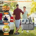 thumbnail image 4 of Topbuy Camping Folding Table Portable Outdoor BBQ Grill Stand w/Windscreen Bag, 4 of 10