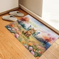 thumbnail image 3 of Welcome Spring Fairy Maine Coon in Flower Meadow Doormat Cat Lover Kitten Owner Gifts Indoor Outdoor Welcome Mat - 13002, 3 of 5