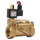 thumbnail image 2 of Válvula solenoide eléctrica de latón normalmente abierta G1-1/4 para aire de agua 0-1.6Mpa 232psi(DC24V), 2 of 10