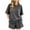 Dark Gray, variant on Wenini Women's Short Sleeve Pajama Set Crew Neck Tee Elastic Waist Shorts Loungewear 2 Piece Outfit Tracksuit Set