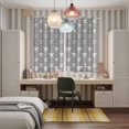 thumbnail image 6 of Curtains 84 Inches Long 2 Panels, Starfish Grey Grommets Window Treatment Curtain, Coastal Ocean Summer Sea Beach Thermal Curtains Drapes for Living Room/Bathroom, 6 of 9