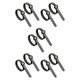 thumbnail image 1 of Speravity Cinta métrica de tamaño de anillo de EE. UU. 1-17 con lupa, tienda de joyería para el hogar, herramienta de tamaño de TPU portátil Type5 NO5, 1 of 6