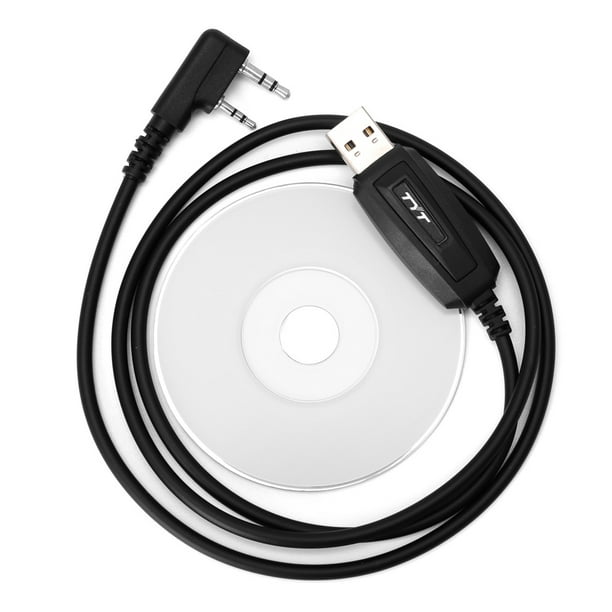 USB Programming Cable + Software CD for TYT MD380 Two way Walkie