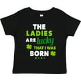 thumbnail image 3 of Inktastic The Ladies Are Lucky That I Was Born St Patricks Day Baby Boy Boys Toddler T-Shirt, 3 of 5