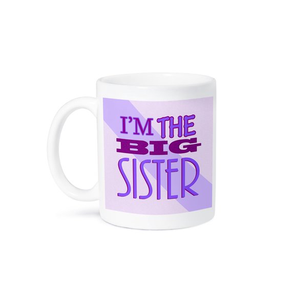 3dRose, Im the Big Sister Purple, 15oz Mug