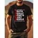 thumbnail image 1 of Trump-Inspired Men's Cotton T-Shirt - Casual Crew Neck, Short Sleeve, Breathable Summer Tee with Unique Print Design, 1 of 5