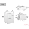 thumbnail image 2 of Kappesberg Richmond 3-Drawer File Cabinet: Organized and Stylish Functionality for Adults and Teens, 2 of 5