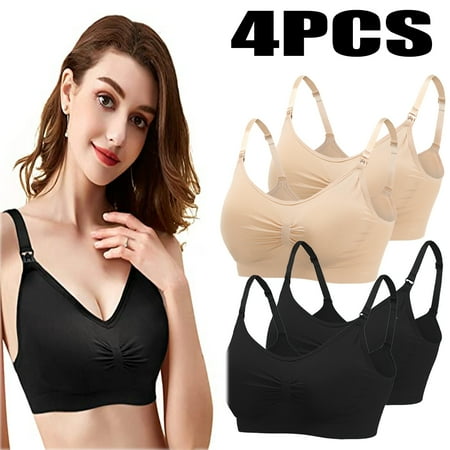 

2/4/6/8/10Pieces Nursing Bra No Wire Bra Maternity Sleep Bra Nursing Bra Maternity Gift