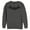 Charcoal Heather, variant on Men's Batman Logo Classic Sweatshirt Charcoal Heather Medium