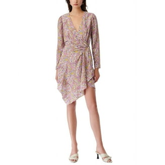 sachin and babi light blue dress Linen Organza Windowpane Floral Embroidered Dress 4 main image 0