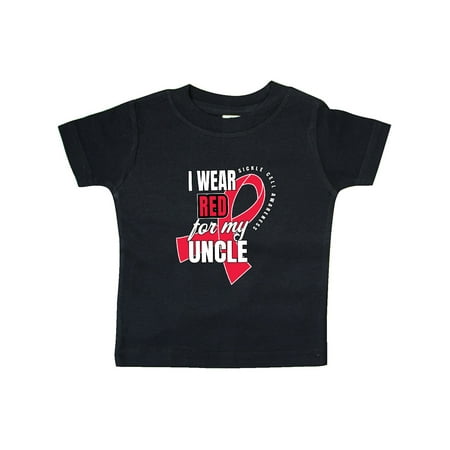 

Inktastic Sickle Cell Awareness I Wear Red For My Uncle Gift Baby Boy or Baby Girl T-Shirt