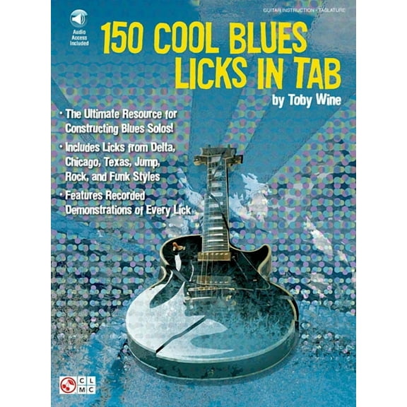 150 Cool Blues Licks N Tab Book/Online Audio, (Paperback)