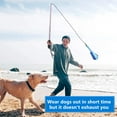 thumbnail image 3 of ORDDIART Pet Dog Teasing Stick Dog Teaser Pole Aluminum Alloy Coffee 1 Set, 3 of 8