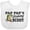 AA-White, variant on Inktastic Pap Pap's Fishing Buddy Boys Baby Bib